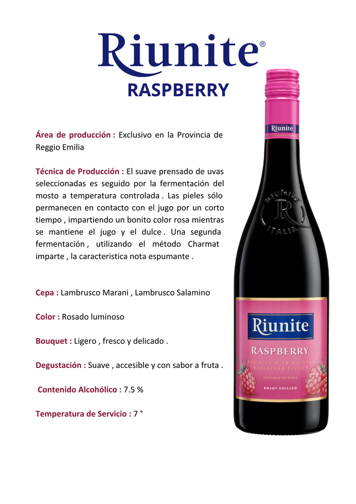 
                  
                    RIUNITE RASPBERRY
                  
                