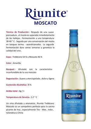 
                  
                    RIUNITE MOSCATO
                  
                