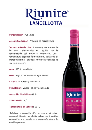 
                  
                    RIUNITE LANCELLOTTA
                  
                