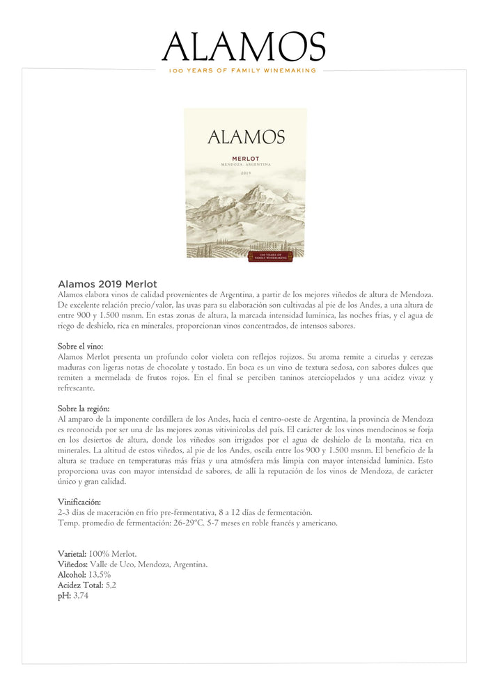 
                  
                    ALAMOS MERLOT
                  
                