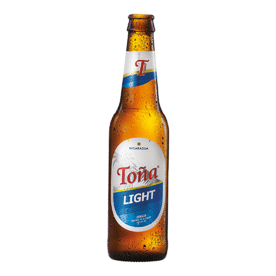 CERVEZA TOÑA LIGHT BOTELLA 12OZ (24 UNIDADES)