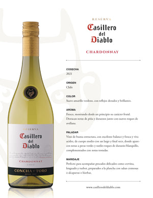 
                  
                    CASILLERO DEL DIABLO CHARDONNAY
                  
                