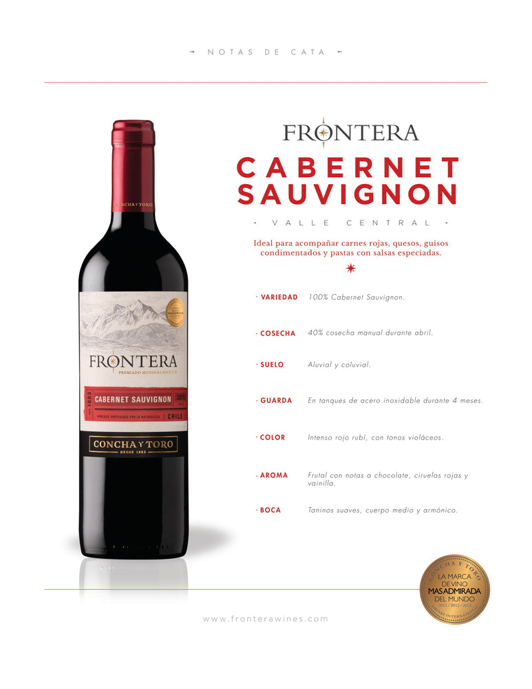 
                  
                    FRONTERA CABERNET SAUVIGNON
                  
                