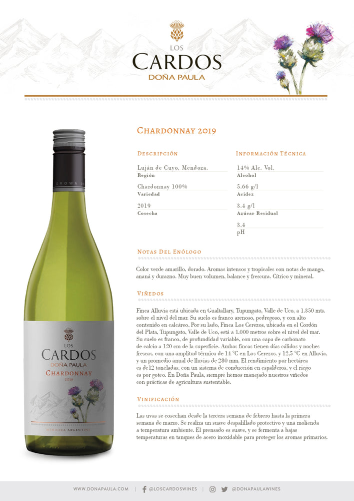 
                  
                    LOS CARDOS CHARDONNAY
                  
                