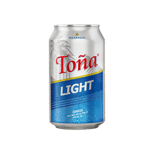 CERVEZA TOÑA LIGHT LATA 12 OZ (24 UNIDADES)